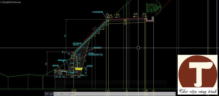 BẢN VẼ THI CÔNG TUYẾN ĐƯỜNG QUỐC LỘ MIỀN NÚI -CAD — Thuviencongtrinh